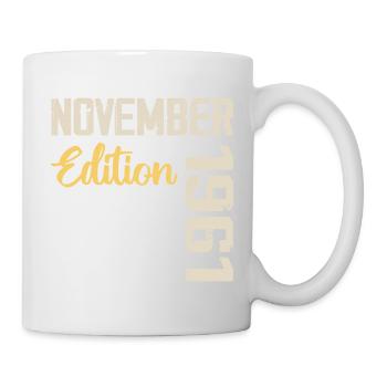 Born in November 1961 - Edition 1961 - Mug - white - Right