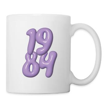 Millésime 1984 - Mug blanc - blanc - Droite