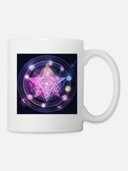 Astro-Stern - Tasse - Weiß