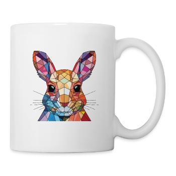 Eichhörnchen buntes Aquarell Tier Illustration - Tasse - Weiß - Rechts