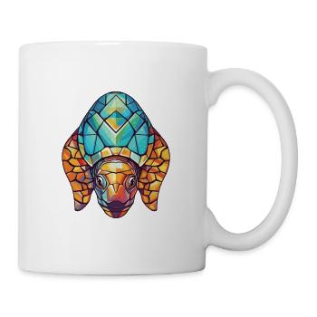 Turtle Colorful Watercolor Animal Pet Illustration - Mug - white - Right