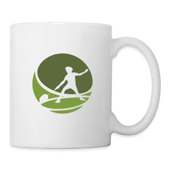 Raquette de badminton Joueur de badminton - Mug blanc - blanc - Droite