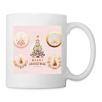 Frohe Weihnachten - Tasse - Weiß - Rechts