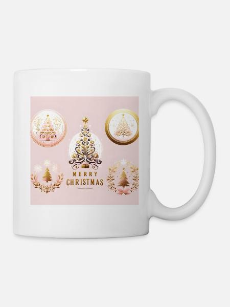 Frohe Weihnachten - Tasse - Weiß