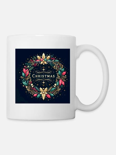 Weihnachten - Tasse - Weiß