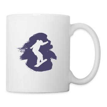 Snowboard Snowboarder Snowboarder - Mug - white - Right
