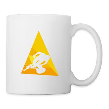 Mountain Biking Trail MTB - Mug - white - Right