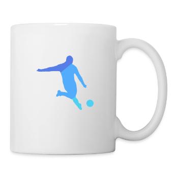 Soccer Kicker Header Goalkeeper - Mug - white - Right