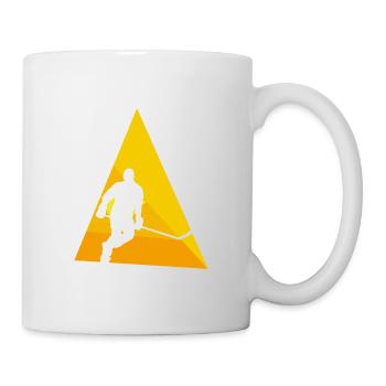 Joueur de hockey sur glace Joueur de hockey sur glace - Mug blanc - blanc - Droite