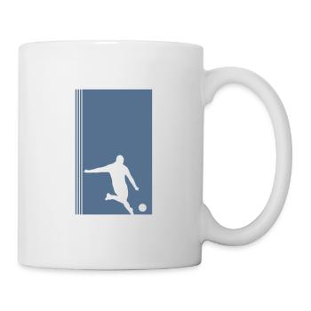 Footballeur Kicker Défenseur Joueur De Football - Mug blanc - blanc - Droite