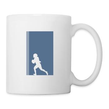 American Football Footballer Football Player - Mug - white - Right