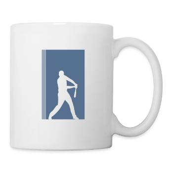 Baseball Baseball Bat Shortstop - Mug - white - Right