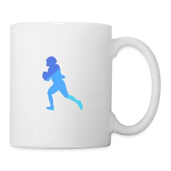 American Football Fullback Touchdown - Tasse - Weiß - Rechts