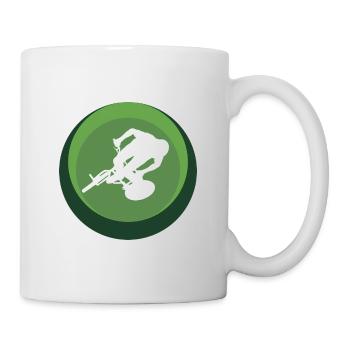 VTT VTT VTT Vélo de montagne - Mug blanc - blanc - Droite