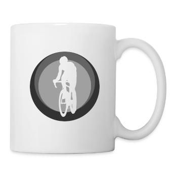 Cycling Cyclists Cycling route - Mug - white - Right