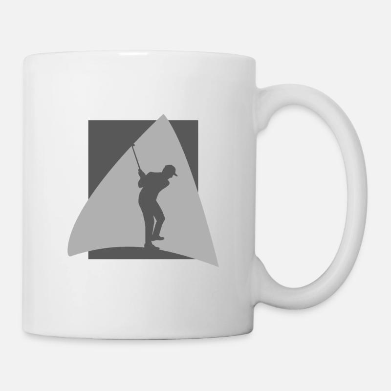 Golfeur Golfeur - Mug blanc - blanc