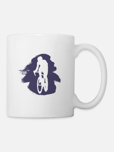 Radfahrer Fahrrad Fahrradfahrer - Tasse - Weiß