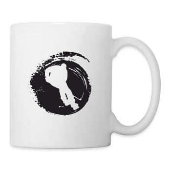 Eishockeyspieler Eishockey - Tasse - Weiß - Rechts