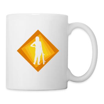 Skateboarder Skaten Skateboard - Tasse - Weiß - Rechts