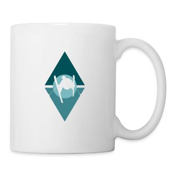 Freeride Ski - Tasse - Weiß - Rechts