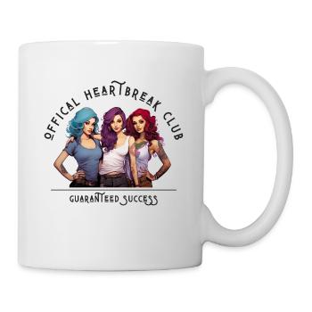 farbenfrohe Pinup girls Herzensbrecher - Tasse - Weiß - Rechts