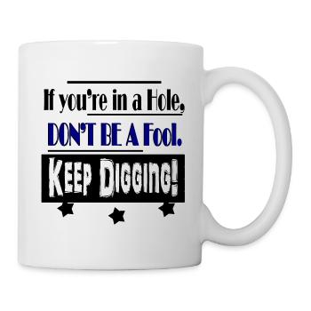 Lois des trous . - Mug blanc - blanc - Droite