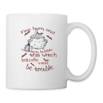 Halloween "This Witch Needs Coffee" - Mug - white - Right