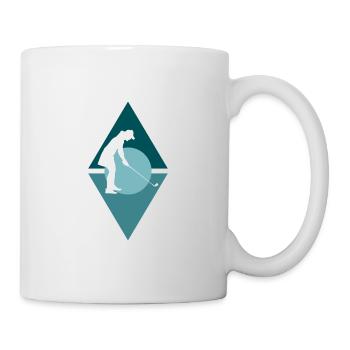 Golfer Golf Golfer - Tasse - Weiß - Rechts