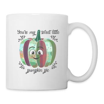 You're my sweet little pumpkin pie - Tasse - Weiß - Rechts