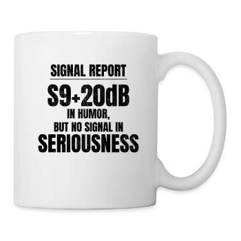 Rapport humoristique d’opérateur radioamateur amateur - Mug blanc - blanc - Droite