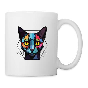 Bombay Cat Breed Illustration aquarelle colorée - Mug blanc - blanc - Droite
