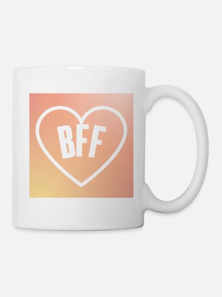 BFF - Best Friend Forever - Mug blanc - blanc