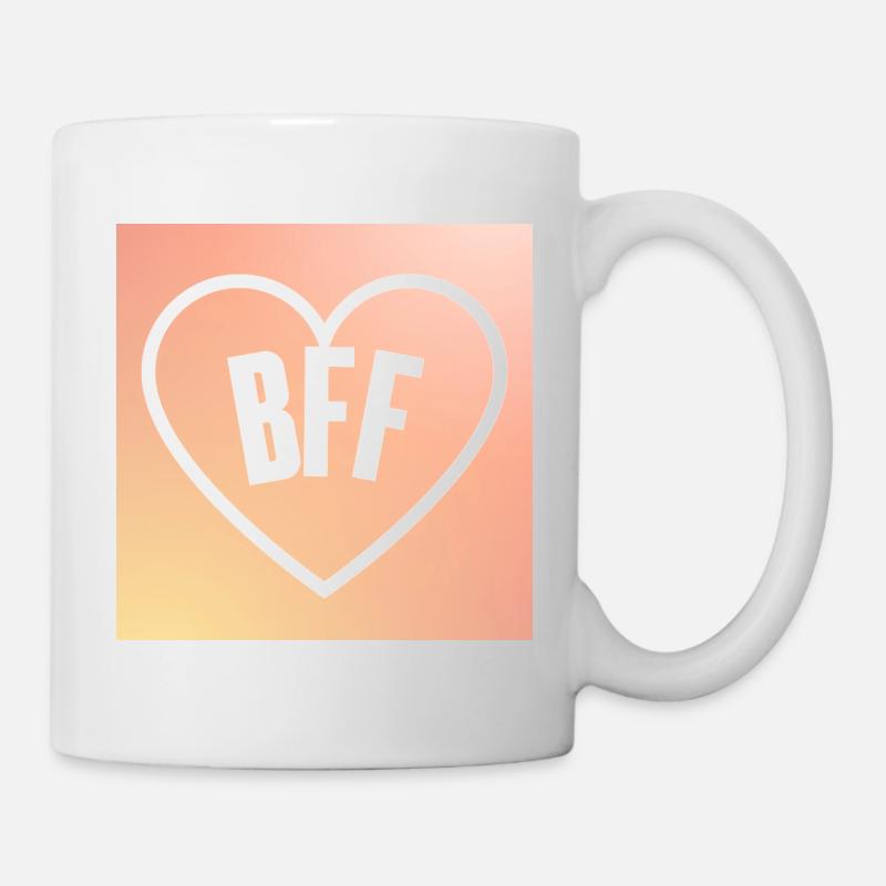 BFF - Best Friend Forever - Mug blanc - blanc