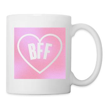 BFF - Beste Freundin für immer - Tasse - Weiß - Rechts