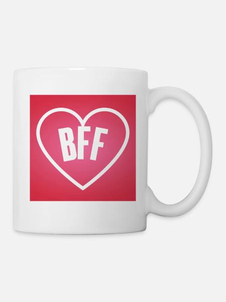BFF - Best Friend Forever - Mug blanc - blanc