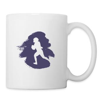 American Football Gridiron Footballer - Mug - white - Right
