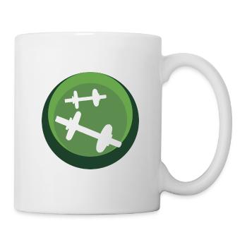 Weightlifting Weight Training Gym - Mug - white - Right