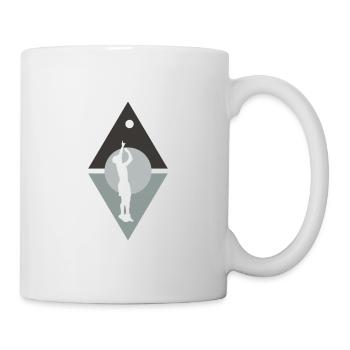 Volley-ball Volley-ball Plage - Mug blanc - blanc - Droite