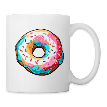 Donuts / Candy / Frosting / Dessert / Pastry - Mug - white - Right