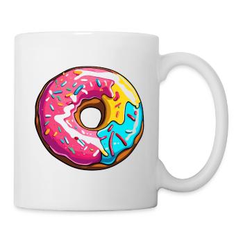 Donuts / Candy / Frosting / Dessert / Pastry - Mug - white - Right