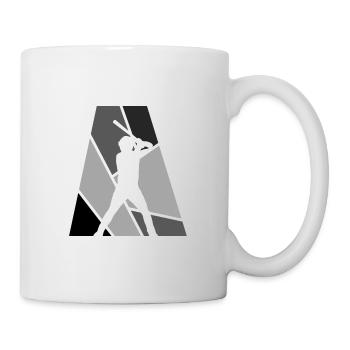 Fielding Batting Baseball - Mug - white - Right