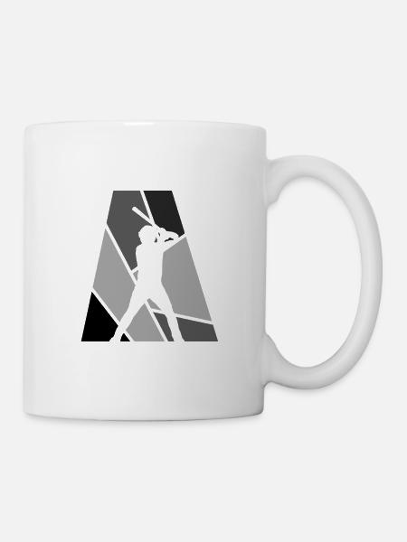 Fielding Batting Baseball - Tasse - Weiß