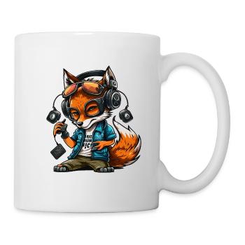 Foxy Beats - Mug - white - Right