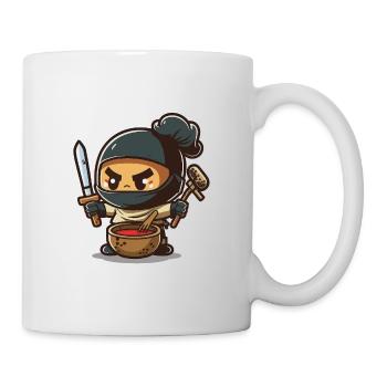 Lautlos, aber tödlich! - Tasse - Weiß - Rechts