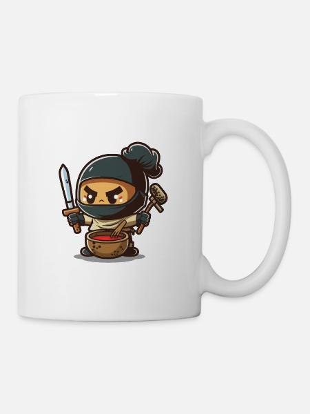 Lautlos, aber tödlich! - Tasse - Weiß