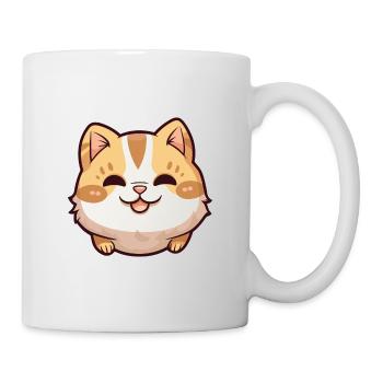 Illustration aquarelle de dessin animé de chat de Chypre - Mug blanc - blanc - Droite