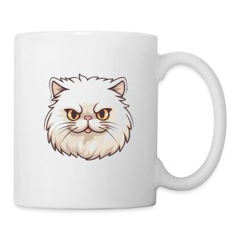 Colorpoint Persian Cat Cartoon Watercolor Clipart - Mug - white - Right