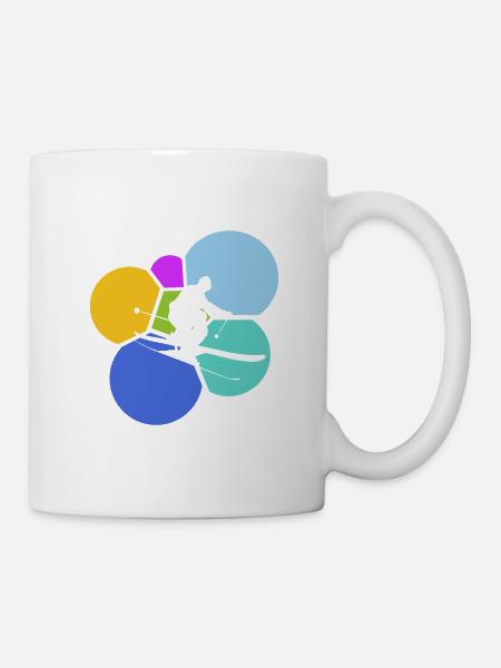 Ski Freeride Skifahrer - Tasse - Weiß
