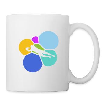 Fussball Fussballspieler Torwart Tormann - Tasse - Weiß - Rechts