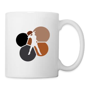 Baseball Batting Fielding Catcher - Tasse - Weiß - Rechts